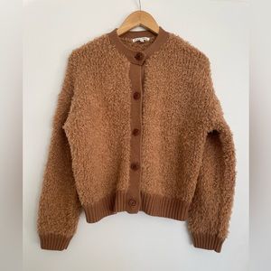 Alex Mill Boucle Cardigan Camel